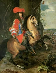 Portrait équestre de Louis XIV (1638-1715)